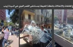 شعراوي يستجيب لأطباء قصر العيني: حملات لرفع الإشغالات والمخلفات من المنطقة (صور)