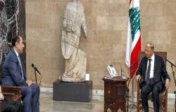 الرئيس اللبناني يرحب بأي مسعى للجامعة العربية لإعادة العلاقات مع السعودية