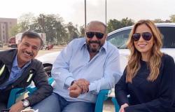 ريم البارودي تصور «نقل عام» مع ريمون مقار ومحمد محمود عبدالعزيز