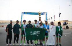 أخضر الدراجات يحرز ذهبية البطولة العربية لفرق للناشئين
