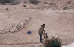 أبناء البادية بشمال سيناء يلجئون للـ«هرابات» لتخزين مياه الأمطار الغزيرة