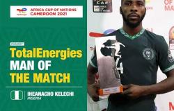 «إيهياناتشو» يحصد جائزة رجل مباراة مصر ونيجيريا