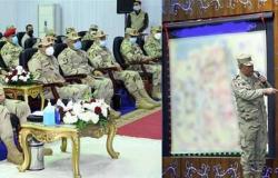 رئيس أركان القوات المسلحة يشهد إحدى مراحل مشروع مراكز قيادة خارجي (سهم-1)