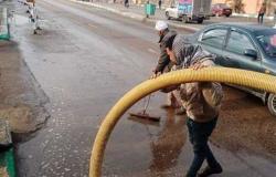جهود مكثفة لسحب وإزالة تجمعات مياه الأمطار من الشوارع والميادين الرئيسية بالشرقية
