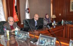 اجتماع ممثلي تجارة عين شمس مع فريق الهيئة العمانية للاعتماد الأكاديمي وضمان جودة التعليم