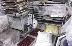 ضبط مستلزمات انتاج منتهية الصلاحية داخل مصنع بلاستيك بالإسكندرية