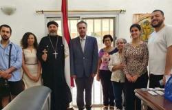 السفير المصري في لومي يستقبل مسؤول الكنيسة القبطية الأرثوذكسية المصرية في توجو