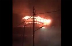 الاردن : حريق بناية في ضاحية الرشيد بعمان .. بالفيديو