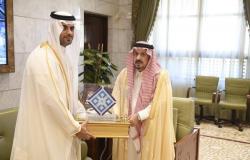 أمير الرياض يستقبل الرئيس التنفيذي لهيئة العقار