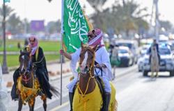 في يوم التأسيس.. الخيول العربية تجوب مدن ومحافظات المملكة