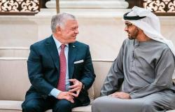 الملك عبدالله الثاني يعقد لقاء مع رئيس دولة الإمارات