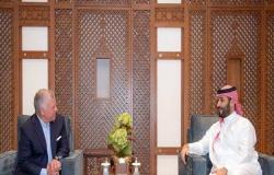الملك وولي العهد السعودي يعقدان لقاء في جدة