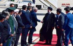 الرئيس الإيراني يصل إلى دمشق في أول زيارة رسية منذ بدء الحرب بسوريا