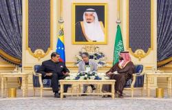 ولي العهد السعودي ورئيس فنزويلا يبحثان فرص تعزيز التعاون بمختلف المجالات (صور)