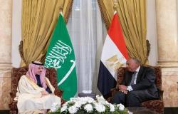 وزير الخارجية يؤكد حرص السعودية على تعزيز التجارة وتقوية العلاقات مع مصر