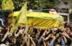 بالصور| تشييع جنازة "الصباغ" أحد أعضاء "حزب الله" في لبنان