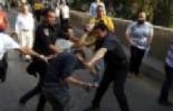اشتباكات بين "تمرد" والشرطة أمام وزارة الثقافة