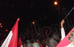 بالصور..تزايد أعداد المتظاهرين أمام ديوان عام محافظة المنوفية