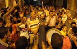 وقفة احتجاجية لأنصار الإخوان أمام مسجد الباشا بالمحلة