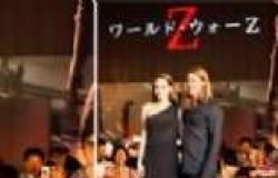 بالصور| أنجلينا جولي وبراد بيت يتألقان في العرض الأول لفيلم "World War Z" بطوكيو