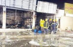 حريق يتلف 300 بطارية في «حسان بن ثابت»
