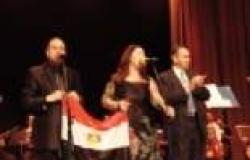 بالصور| مي فاروق وفرقة الموسيقى العربية تحيي احتفالات أكتوبر في لندن