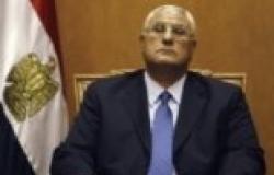 الرئيس عدلي منصور يهنئ الشعب المصري بعيد الأضحي المبارك