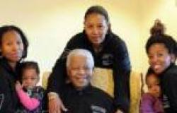 ابنتا «مانديلا» تعرفان نبأ وفاته خلال عرض فيلم عن حياته في لندن
