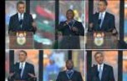 «الراجل اللي ورا باراك أوباما» انتحل شخصية مترجم صم وبكم في تأبين «مانديلا»