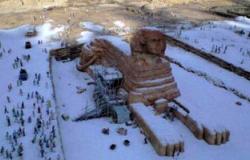 صحيفة مكسيكية: صور أبو الهول وسط الثلوج أقلقت المصريين رغم أنها مزورة