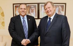 النائب البحرينى أحمد الساعاتى يستقبل السفير الروسى بالمنامة