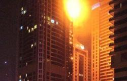(رويترز): إخماد حريق البرج السكنى فى "مارينا دبى"