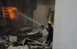 الدفاع المدنى يسيطر على حريق بمحطة وقود بالمنيا