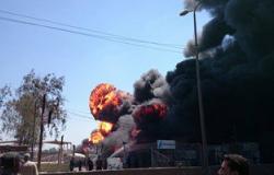 مصدر أمنى: انفجار 7 خزانات بنزين وسولار وتنر داخل مصنع الخل بالغربية