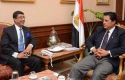 محافظ الإسكندرية يستقبل سفير الهند بمصر لبحث التعاون الاقتصادى