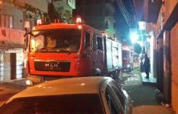 حريق هائل يلتهم عشرات الأكشاك بسوق ملابس "محلة مرحوم" بطنطا