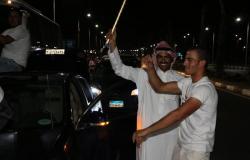 بالصور.. مسيرة تحتفل بافتتاح قناة السويس الجديدة فى مدينة شرم الشيخ