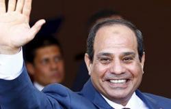 الرئيس السيسى يصل المسرح الفنى بالإسماعيلية لحضور حفل افتتاح القناة