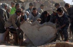 سقوط 17 قتيلاً فى قصف طيران التحالف للحوثيين بالحديدة غرب اليمن