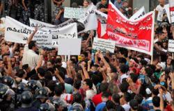 المتظاهرون فى لبنان يتوافدون على ساحات بيروت