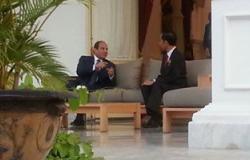 بالفيديو.. الرئيس السيسى يدعو نظيره الإندونيسى لزيارة مصر