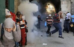 اشتباكات بين الفلسطينيين وقوات الاحتلال فى مدينة القدس القديمة