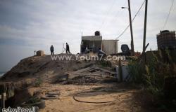بالصور.. أضرار الغارات الإسرائيلية على مواقع عسكرية تابعة لكتائب القسام