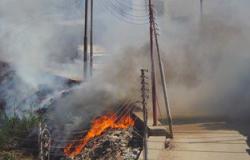 إصابة 3 فى حريق مستودع بوتاجاز بالمنيا