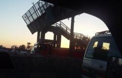 "النقل" ترسل فريق طوارئ لكوبرى مشاة قليوب وتحويلات مرورية بطريق الإسكندرية