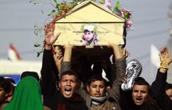 بالصور.. تشييع جنازة الجنود العراقيين ضحايا غارات الطائرات الأمريكية