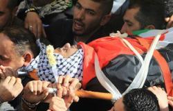 بالصور.. تشييع جنازة شهيد فلسطينى قتله جنود الاحتلال فى مدينة الخليل