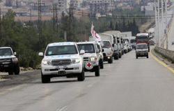 أخبار سوريا اليوم.. وفد أممى يتوجه إلى الفوعة وكفريا المحاصرتين فى إدلب السورية