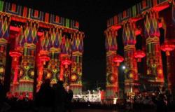 بالفيديو..معبد الأقصر يتزين لاستقبال السيسى لافتتاح العام المصرى -الصينى