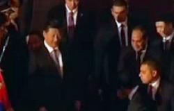 موكب السيسي والرئيس الصينى يغادر مطار القاهرة